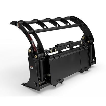 Virnig V40 Root Rake Grapple | Models URG60-UT, URG66-UT & URG72-UT | Widths 61.5" to 73.5" | Hydraulic Flow 15 to 25 GPM | For Skid Steer & Track Loaders