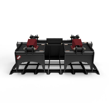 Virnig V40 Skeleton Grapple | Models BSGV66, BSGV72 & BSGV84 | Widths 66" To 84" | Hydraulic Flow 15 To 25 GPM | For Skid Steer