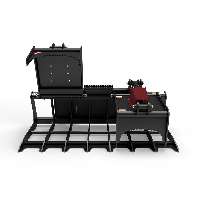 Virnig V40 Skeleton Grapple | Models BSGV66, BSGV72 & BSGV84 | Widths 66" To 84" | Hydraulic Flow 15 To 25 GPM | For Skid Steer