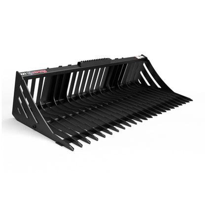 Virnig V40 Skeleton Rock Bucket | Models BSRV66, BSRV72 & BSRV84 | Widths 66" to 84" | Hydraulic Flow 15 To 25 GPM | For Skid Steer & Track Loaders