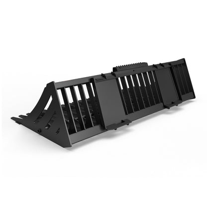 Virnig V40 Skeleton Rock Bucket | Models BSRV66, BSRV72 & BSRV84 | Widths 66" to 84" | Hydraulic Flow 15 To 25 GPM | For Skid Steer & Track Loaders