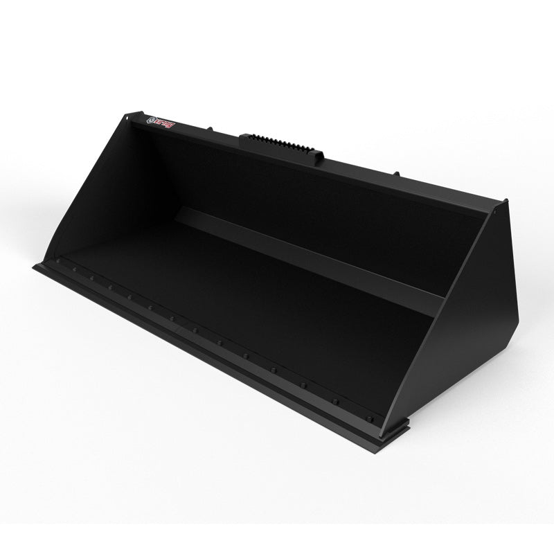 Virnig V40 Snow / Light Material Bucket | Models SLHV60 To SLHV96 | Widths 60" To 96" | Hydraulic Flow 15 To 25 GPM | For Skid Steer