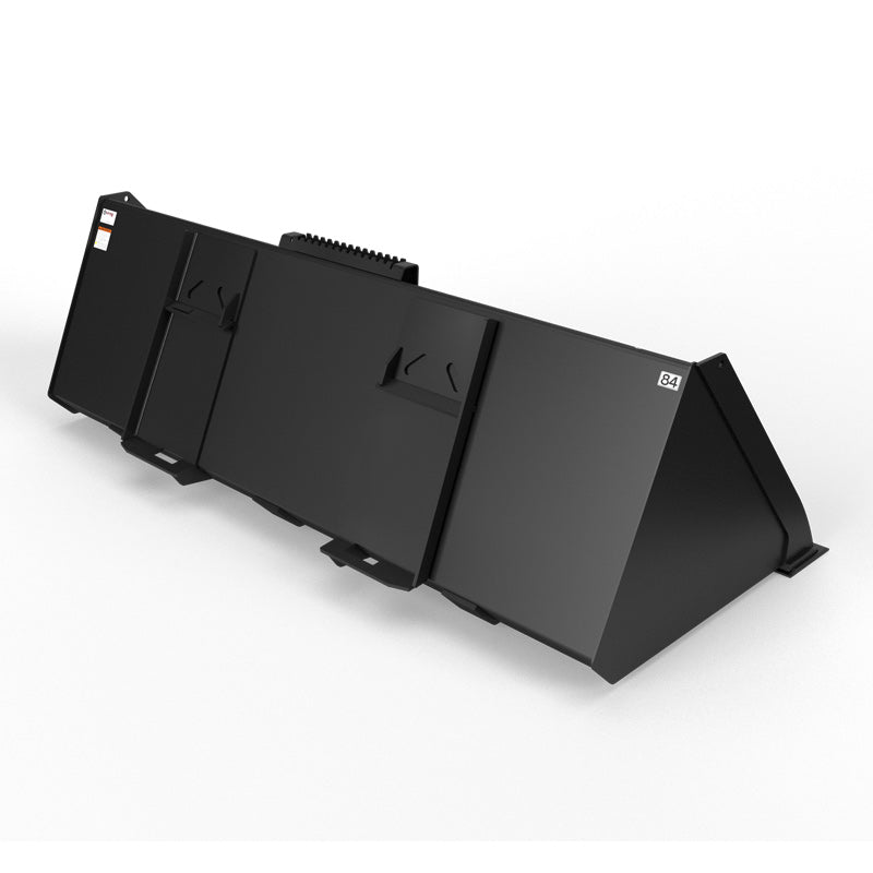 Virnig V40 Snow / Light Material Bucket | Models SLHV60 To SLHV96 | Widths 60" To 96" | Hydraulic Flow 15 To 25 GPM | For Skid Steer