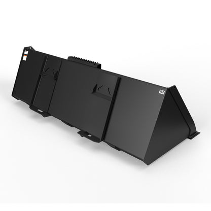 Virnig V40 Snow / Light Material Bucket | Models SLHV60 To SLHV96 | Widths 60" To 96" | Hydraulic Flow 15 To 25 GPM | For Skid Steer