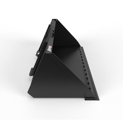 Virnig V40 Snow / Light Material Bucket | Models SLHV60 To SLHV96 | Widths 60" To 96" | Hydraulic Flow 15 To 25 GPM | For Skid Steer