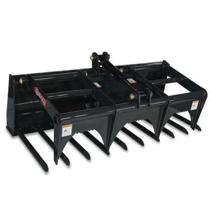 Virnig V40 Utility Fork Grapple | Model MGV160 To MGV178 | Width 60" To 78" | Hydraulic Flow 10 To 20 GPM | For Skid Steer