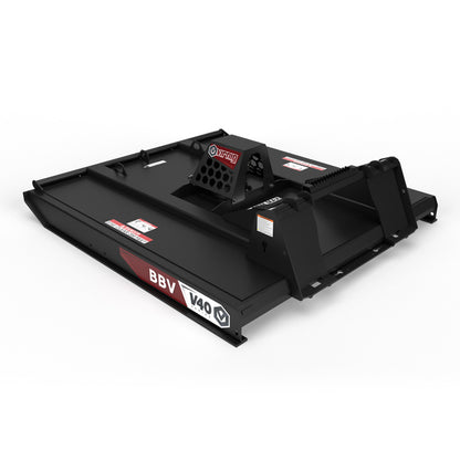 Virnig V40 Closed Front Rotary Brush Cutter | Models BBV60 & BBV72 | Widths 60" & 72" | Hydraulic Flow 16 To 25 GPM | For Skid Steer