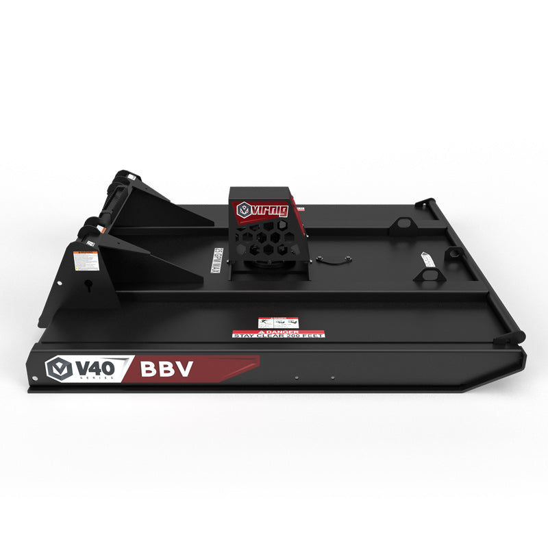 Virnig V40 Closed Front Rotary Brush Cutter | Models BBV60 & BBV72 | Widths 60" & 72" | Hydraulic Flow 16 To 25 GPM | For Skid Steer