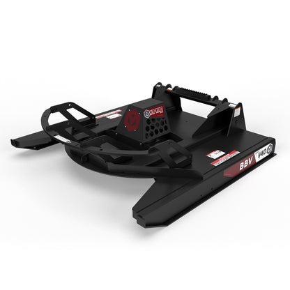 Virnig V40 Open Front Rotary Brush Cutter | Models BBV60-O & BBV72-O | Widths 60" & 72" | Hydraulic Flow 16 To 25 GPM | For Skid Steer