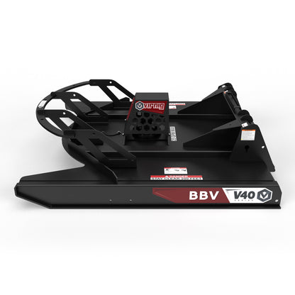 Virnig V40 Open Front Rotary Brush Cutter | Models BBV60-O & BBV72-O | Widths 60" & 72" | Hydraulic Flow 16 To 25 GPM | For Skid Steer