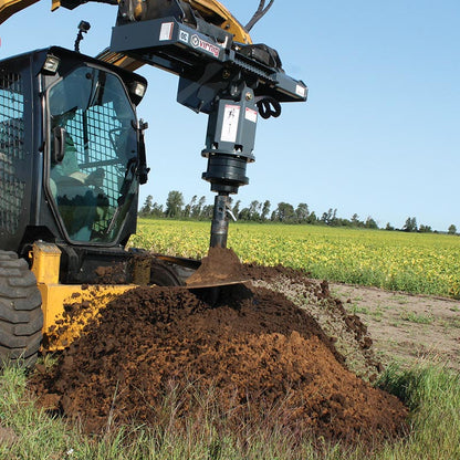 Virnig 4' Auger Bits | Rock, Standard, Tree | Models SAV, TAV & RAV | Widths 6" To 36" | Hydraulic Flow Range 15 To 25 GPM | For Skid Steer