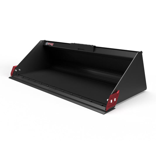 Virnig V50 Low Profile Dirt Bucket | Models DHV60 To DHV84 | Widths 60" To 84" | Hydraulic Flow 15 To 25 GPM | For Skid Steer