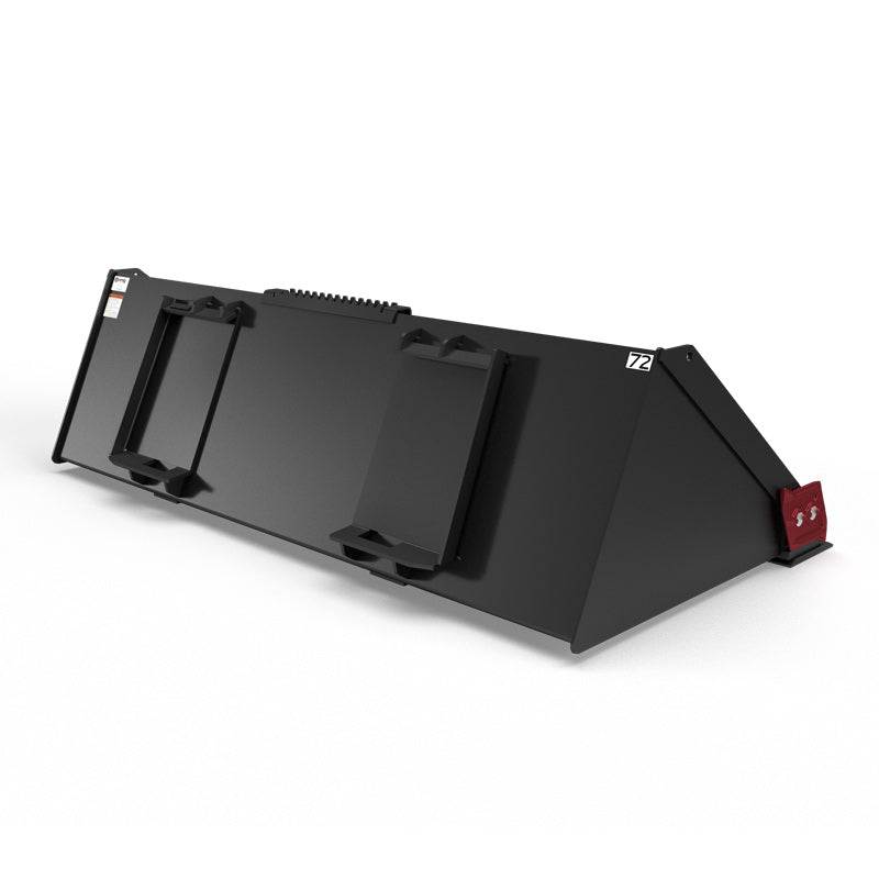 Virnig V50 Low Profile Dirt Bucket | Models DHV60 To DHV84 | Widths 60" To 84" | Hydraulic Flow 15 To 25 GPM | For Skid Steer