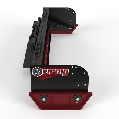 Virnig V50 Low Profile Snow Pusher | Models LSWP84, LSWP96, LSWP108 & LSWP120 | Widths 92.3" To 124.5" | Hydraulic Flow Range 15 To 25 GPM | For Skid Steer