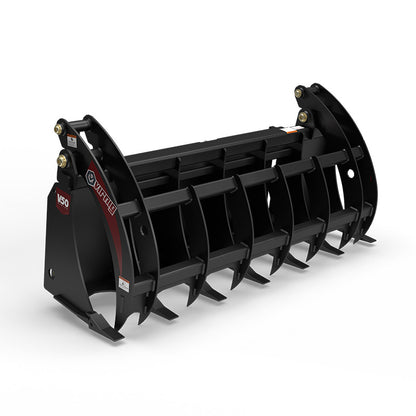 Virnig V50 Root Rake Grapple | Models URG66, URG72 & URG78 | Widths 67.9" To 79.9" | Hydraulic Flow 15 To 25 GPM | For Skid Steer