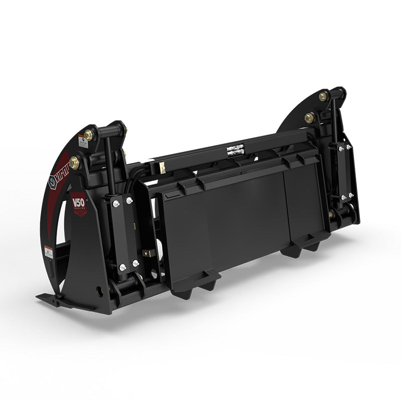 Virnig V50 Root Rake Grapple | Models URG66, URG72 & URG78 | Widths 67.9" To 79.9" | Hydraulic Flow 15 To 25 GPM | For Skid Steer