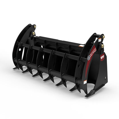 Virnig V50 Root Rake Grapple | Models URG66, URG72 & URG78 | Widths 67.9" To 79.9" | Hydraulic Flow 15 To 25 GPM | For Skid Steer