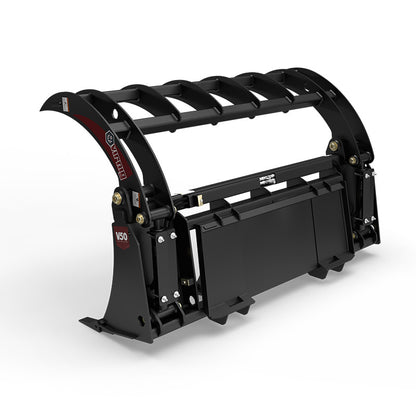 Virnig V50 Root Rake Grapple | Models URG66, URG72 & URG78 | Widths 67.9" To 79.9" | Hydraulic Flow 15 To 25 GPM | For Skid Steer
