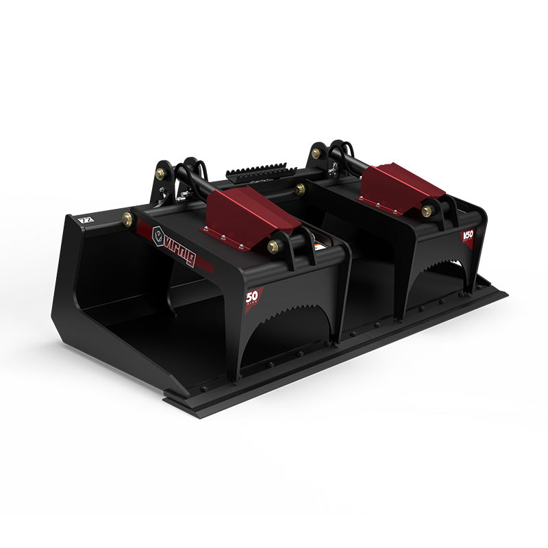 Virnig V50 Scrap Grapple | Models SBG60, SBG66, SBG72 & SBG78 | Widths 61.5" To 79.5" | Hydraulic Flow 15 To 25 GPM | For Skid Steer