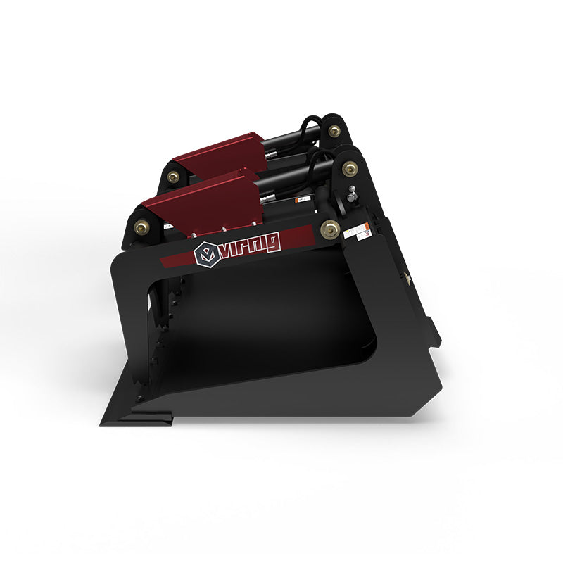 Virnig V50 Scrap Grapple | Models SBG60, SBG66, SBG72 & SBG78 | Widths 61.5" To 79.5" | Hydraulic Flow 15 To 25 GPM | For Skid Steer