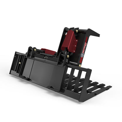 Virnig V50 Skeleton Grapple | Models SGV60 To SGV90 | Widths 60" To 90" | Hydraulic Flow 15 To 25 GPM | For Skid Steer