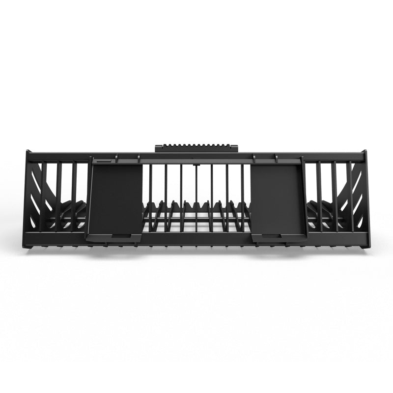 Virnig V50 Skeleton Rock Bucket | Models SRV60, SRV66, SRV72, SRV78 & SRV84 | Widths 60" To 84" | Hydraulic Flow 15+ GPM | For Skid Steer