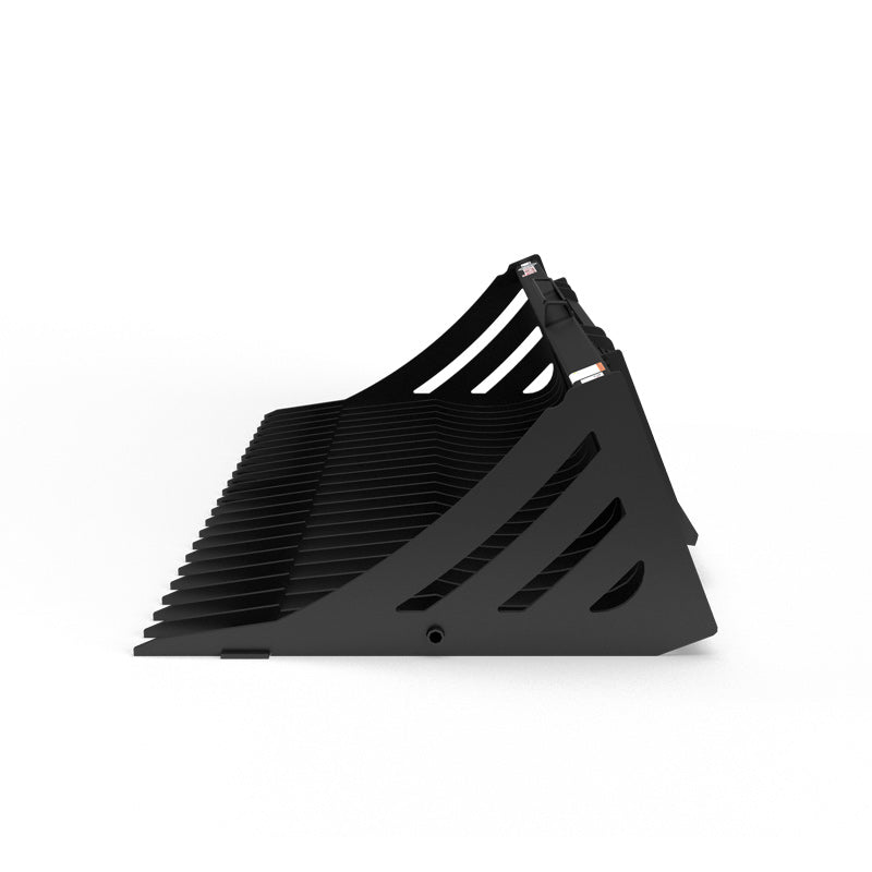 Virnig V50 Skeleton Rock Bucket | Models SRV60, SRV66, SRV72, SRV78 & SRV84 | Widths 60" To 84" | Hydraulic Flow 15+ GPM | For Skid Steer