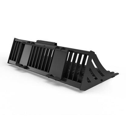 Virnig V50 Skeleton Rock Bucket | Models SRV60, SRV66, SRV72, SRV78 & SRV84 | Widths 60" To 84" | Hydraulic Flow 15+ GPM | For Skid Steer