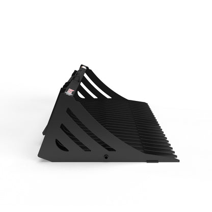 Virnig V50 Skeleton Rock Bucket | Models SRV60, SRV66, SRV72, SRV78 & SRV84 | Widths 60" To 84" | Hydraulic Flow 15+ GPM | For Skid Steer