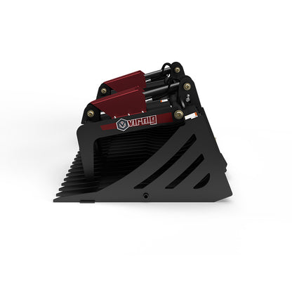 Virnig V50 Skeleton Rock Grapple | Models SRGV60, SRGV66, SRGV72, SRGV78 & SRGV84 | Widths 61" To 87.5" | Hydraulic Flow 15 To 25 GPM | For Skid Steers
