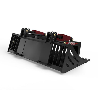 Virnig V50 Skeleton Rock Grapple | Models SRGV60, SRGV66, SRGV72, SRGV78 & SRGV84 | Widths 61" To 87.5" | Hydraulic Flow 15 To 25 GPM | For Skid Steers