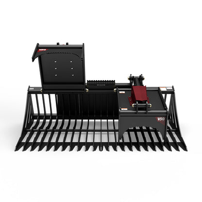 Virnig V50 Skeleton Rock Grapple | Models SRGV60, SRGV66, SRGV72, SRGV78 & SRGV84 | Widths 61" To 87.5" | Hydraulic Flow 15 To 25 GPM | For Skid Steers