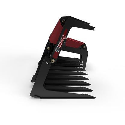 Virnig V50 Skeleton Tine Grapple | Models STG66 To STG90 | Widths 68" To 92" | Hydraulic Flow 15 To 25 GPM | For Skid Steer