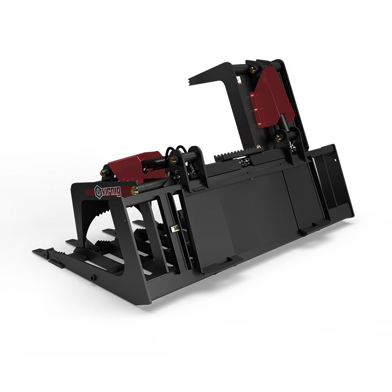 Virnig V50 Skeleton Tooth Grapple | Models TSGV72, TSGV78, TSGV84 & TSGV90 | Widths 73.5" To 91.5" | Hydraulic Flow 15 To 25 GPM | For Skid Steer