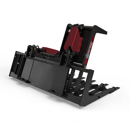 Virnig V50 Skeleton Tooth Grapple | Models TSGV72, TSGV78, TSGV84 & TSGV90 | Widths 73.5" To 91.5" | Hydraulic Flow 15 To 25 GPM | For Skid Steer