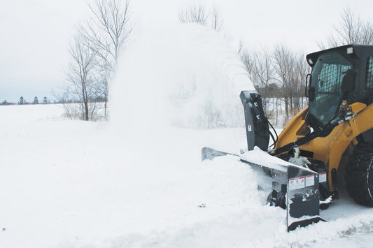 Virnig V50 Snow Blower | Models VBWB60, VBWB72 & VBWB84 | Widths 64" To 88" | Hydraulic Flow 16 To 25 GPM | For Skid Steer