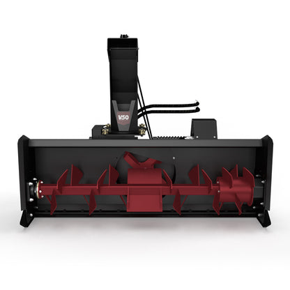 Virnig V50 Snow Blower | Models VBWB60, VBWB72 & VBWB84 | Widths 64" To 88" | Hydraulic Flow 16 To 25 GPM | For Skid Steer