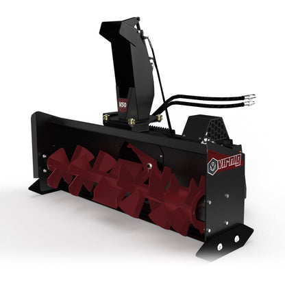 Virnig V50 Snow Blower | Models VBWB60, VBWB72 & VBWB84 | Widths 64" To 88" | Hydraulic Flow 16 To 25 GPM | For Skid Steer