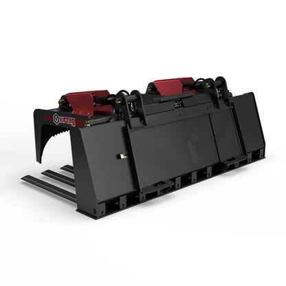 Virnig V50 Tine Fork Grapple | Models TBG260, TBG266, TBG272 & TBG278 | Widths 61" To 79" | Hydraulic Flow 15 To 25 GPM | For Skid Steer