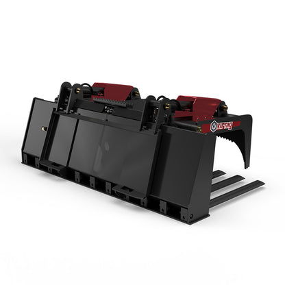Virnig V50 Tine Fork Grapple | Models TBG260, TBG266, TBG272 & TBG278 | Widths 61" To 79" | Hydraulic Flow 15 To 25 GPM | For Skid Steer
