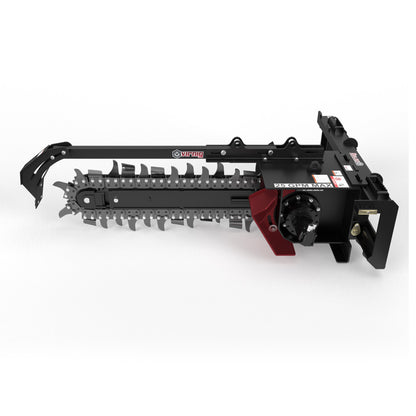 Virnig V50 Trencher | Models TCH36, TCH48 & TCH60 | Dig Depths 36" To 60" | Hydraulic Flow 15-25 GPM | For Skid Steer