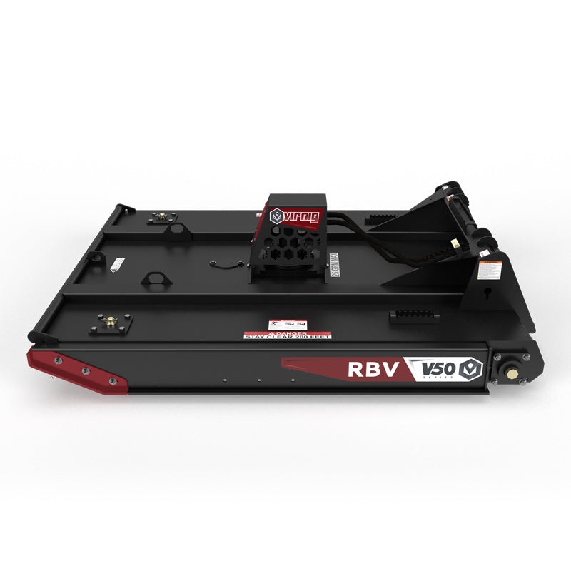 Virnig V50 Closed Front Rotary Brush Cutter | Models RBV60, RBV66, RBV72 & RBV78 | Widths 60" To 78" | Hydraulic Flow 14 To 45 GPM | For Skid Steer