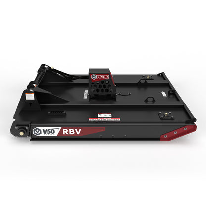Virnig V50 Closed Front Rotary Brush Cutter | Models RBV60, RBV66, RBV72 & RBV78 | Widths 60" To 78" | Hydraulic Flow 14 To 45 GPM | For Skid Steer