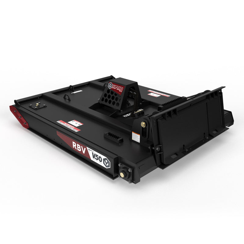 Virnig V50 Floating Deck Rotary Brush Cutter | Models RBV60-F, RBV66-F, RBV72-F & RBV78-F | Widths 60" To 78" | Hydraulic Flow 14 To 45 GPM | For Skid Steer