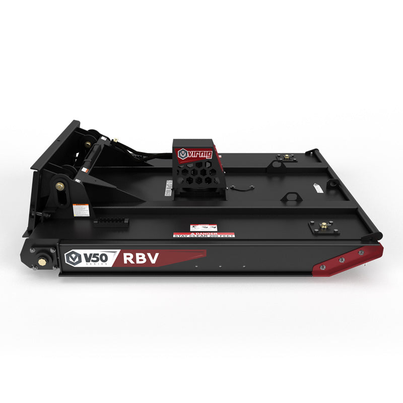 Virnig V50 Floating Deck Rotary Brush Cutter | Models RBV60-F, RBV66-F, RBV72-F & RBV78-F | Widths 60" To 78" | Hydraulic Flow 14 To 45 GPM | For Skid Steer