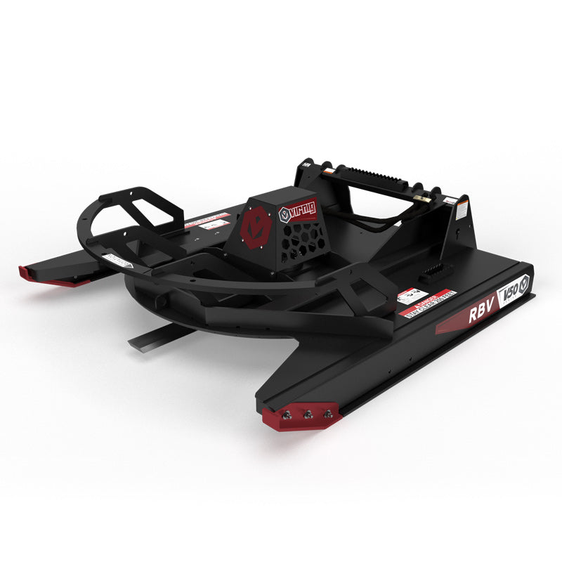 Virnig V50 Open Front Rotary Brush Cutter | Models RBV66-O, RBV72-O, RBV78-O & RBV84-O | Widths 66" To 84" | Hydraulic Flow 14 To 45 GPM | For Skid Steer