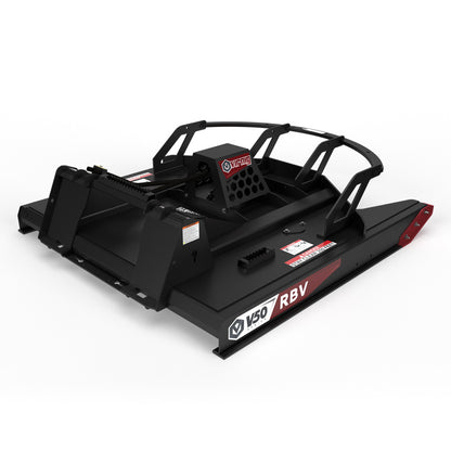 Virnig V50 Open Front Rotary Brush Cutter | Models RBV66-O, RBV72-O, RBV78-O & RBV84-O | Widths 66" To 84" | Hydraulic Flow 14 To 45 GPM | For Skid Steer