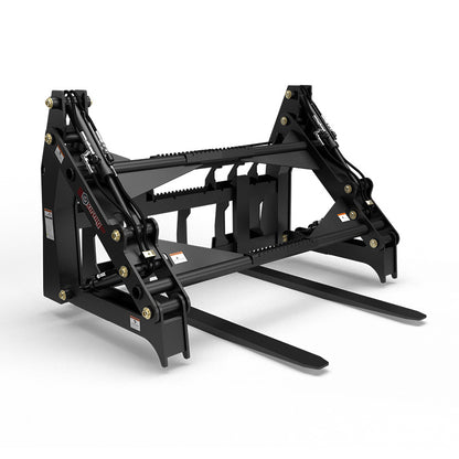 Virnig V60 Four-Cylinder Pipe Pallet Fork Grapple | Models PPFG448 & PPFG460 | Width 69" | Hydraulic Flow 15 To 25 GPM | For Skid Steer