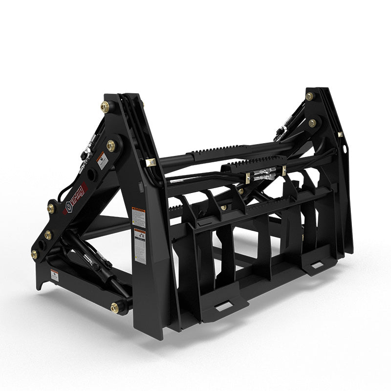 Virnig V60 Four-Cylinder Pipe Pallet Fork Grapple | Models PPFG448 & PPFG460 | Width 69" | Hydraulic Flow 15 To 25 GPM | For Skid Steer