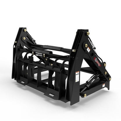 Virnig V60 Four-Cylinder Pipe Pallet Fork Grapple | Models PPFG448 & PPFG460 | Width 69" | Hydraulic Flow 15 To 25 GPM | For Skid Steer